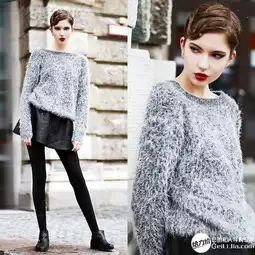 4款海马套头毛衣搭配,郑爽都瘦这样了