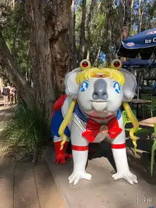 超魔性美少女战士cos考拉雕像水手服可以这样穿