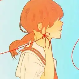 求这组动漫情头高清图,背景是淡蓝色的