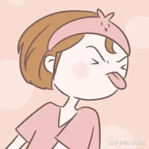 闺蜜情侣头像图片卡通吱