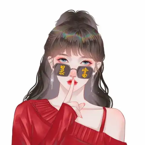 红色系头像可爱头像