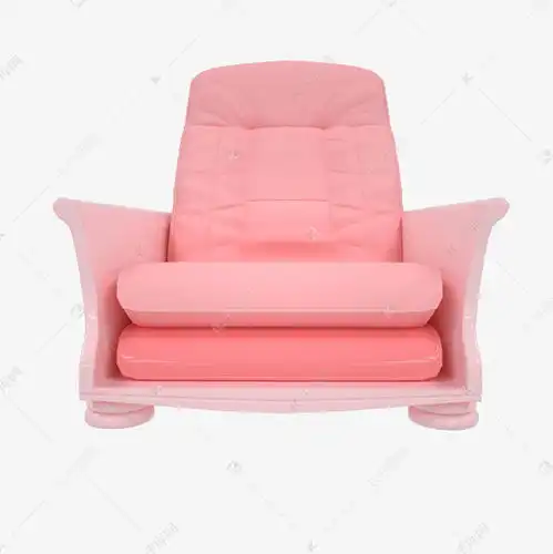 粉色仿真单人沙发素材图片免费下载千库网
