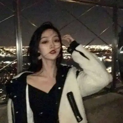 真人侧脸头像女长发侧脸回眸长发女头像图片