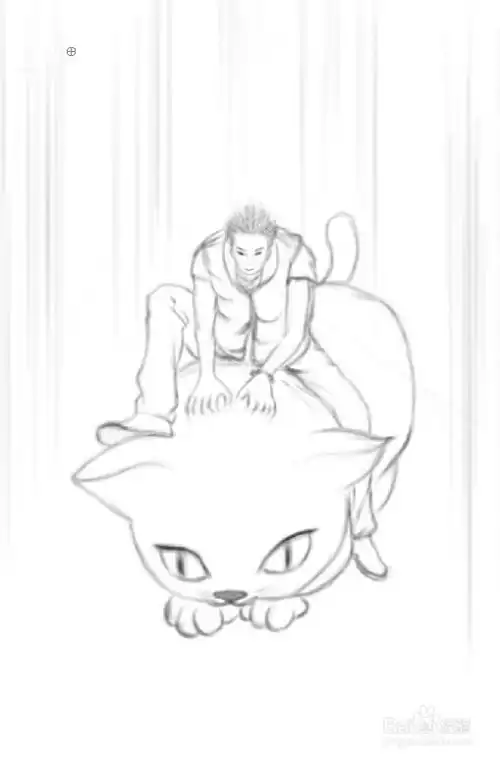ps板绘画漫画用线给画面带来动感
