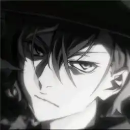 非主流黑白男生二次元头像男生二次元qq头像