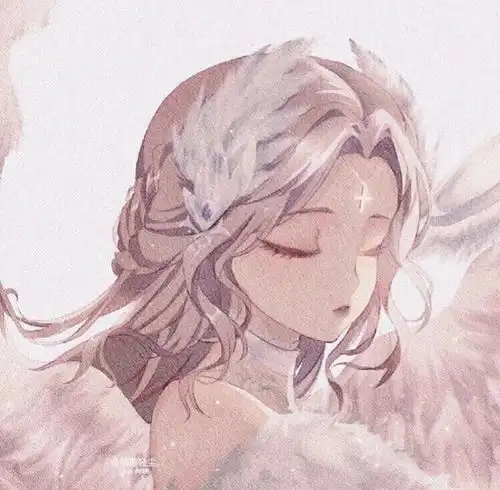 闺蜜头像粉色可爱动漫女