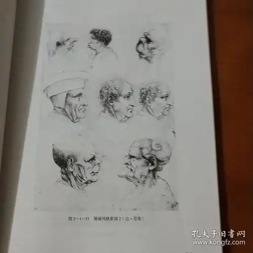 卡通图片可爱头像素描动