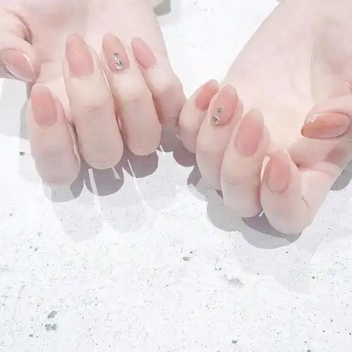 温柔仙气半透色美甲,好看到爆