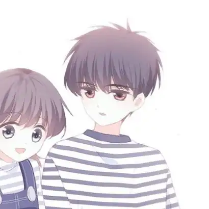 高清怦然心动双人动漫情侣头像图片