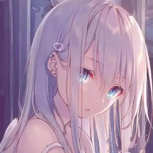 丧丧中带点仙气的动漫女生头像