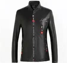 2019秋季pu皮男士夹克修身皮衣日韩系短款夹克休闲夹克y159