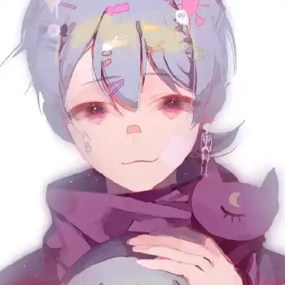 二次元可爱手绘情头一对