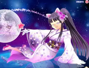 上次看见一张紫色头发的动漫女孩拿着狐狸面具长着狐狸耳朵的图片,现在找不到了哪位帮忙看看有没有谢谢了