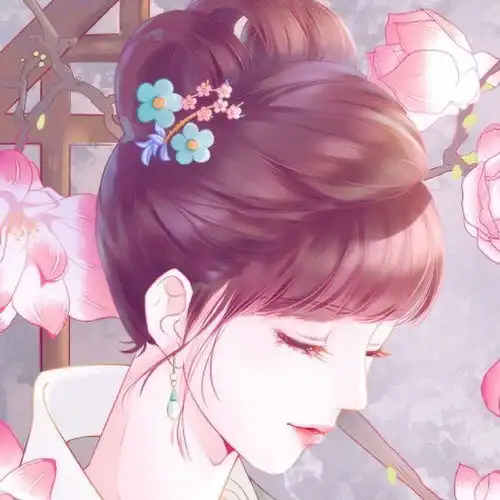 古风头像女青色系意境动