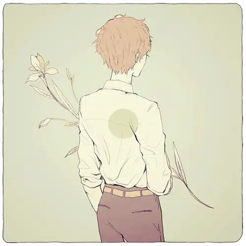 蓝色系列情侣头像一男一