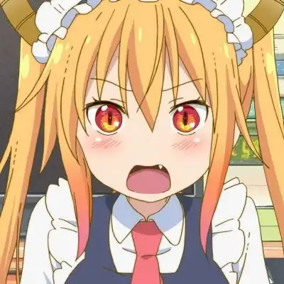 祁安辞小林家的龙女仆托尔黄色卡通动漫头像我要个性网