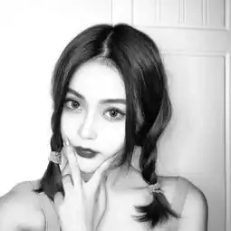 女头像霸气高冷黑白单纯的小成熟