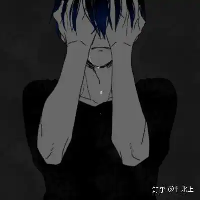 高级感男生头像动漫黑色