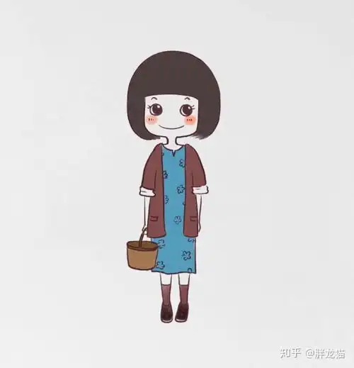 波波头卡通女生头像超萌
