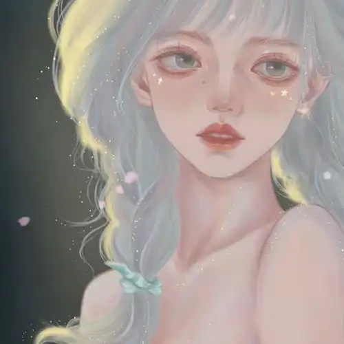 插画头像爱意此消彼长