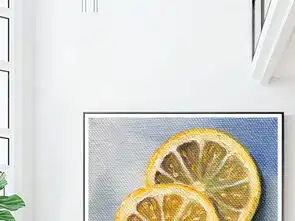 现代简约手绘柠檬小清新抽象油画装饰画无框画图片设计素材高清模板下载4.06mb其他大全