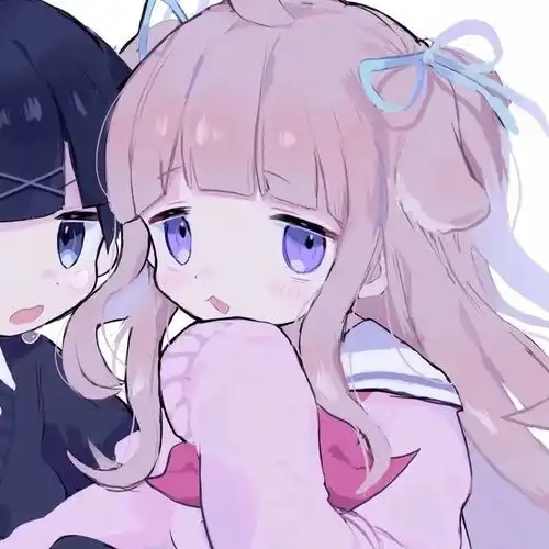 治愈系白色风格女生头像