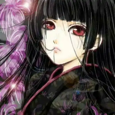 地狱少女头像阎魔爱系列恐怖图片地狱少女图片