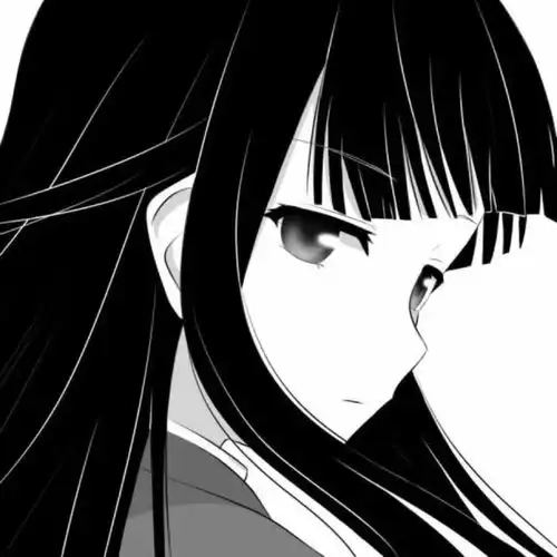 女生黑白动漫头像