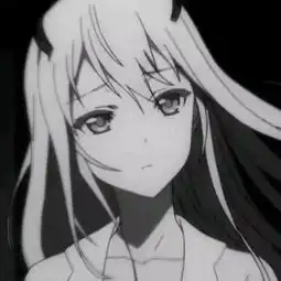 卡通头像丧系伤感女头动