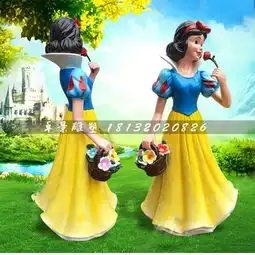 白雪公主雕塑,玻璃钢卡通人物-黄页88网