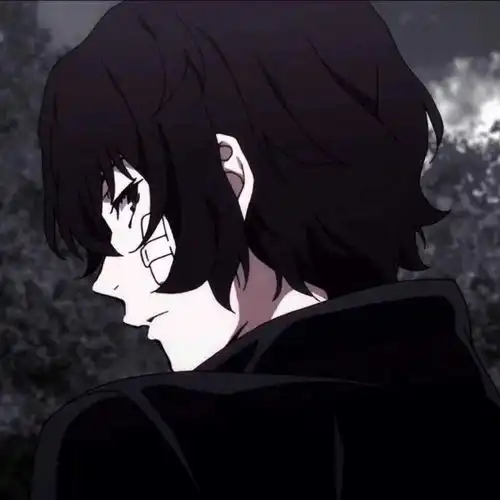 动漫黑白男头像帅哥