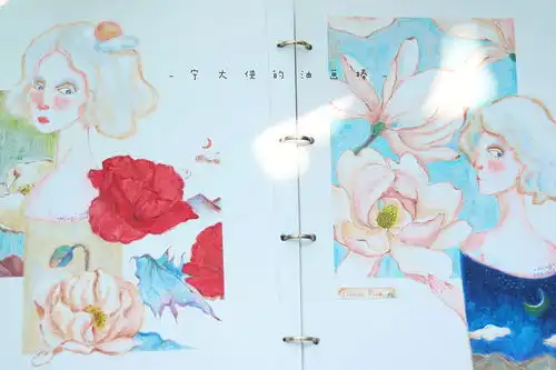 油画棒又开始日更啦少女和画