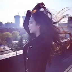 侧脸或背影头像女清晰