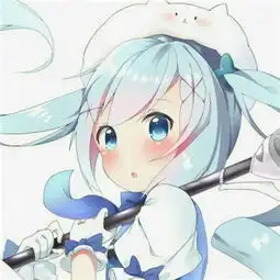 白色系温柔女头像动漫你