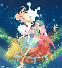 有星星装饰的动漫人物