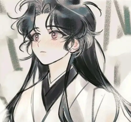 二次元动漫禁欲系男头像古风