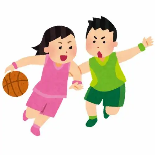 篮球打篮球卡通插画免扣素材手绘png6插画运动比赛健身