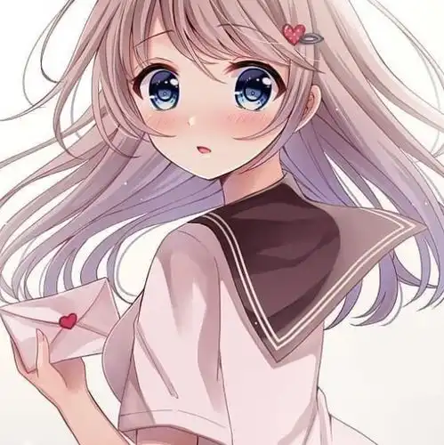 日系可爱风动漫女头可可爱爱,大大脑袋