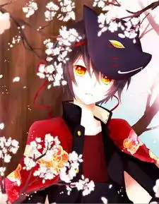 异瞳紫色系女生动漫头像