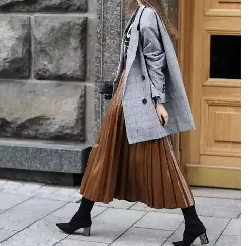 大衣裙子,冬季时髦cp