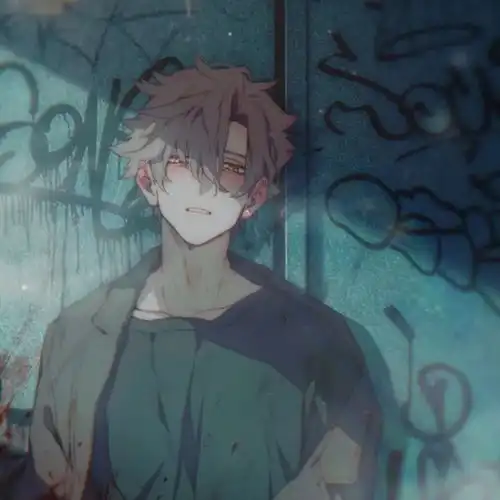 男动漫头像治愈系干净扎