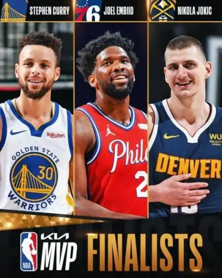 nba常规赛奖项候选出炉库里恩比德角逐mvp