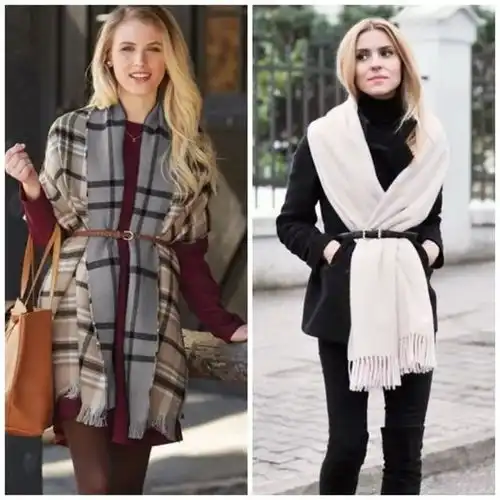 原来这么系围巾,能让无趣的大衣变模样,配饰点缀显得尤为重要
