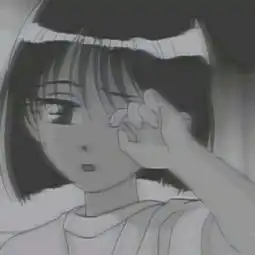 丧系头像女吸烟打扰了