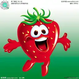 草莓卡通头像图片