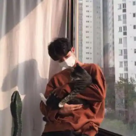 帅气冷酷男生头像真人,不想受委屈的男生