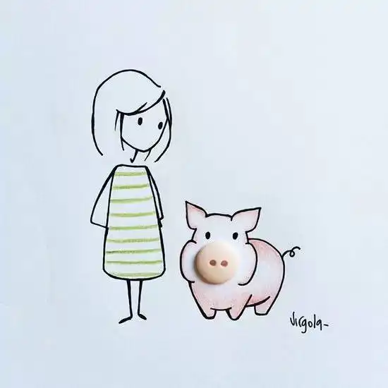 轻松一读治愈系插画给生活加几笔情趣