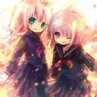 说可以给我一张卡通姐妹头像好看的