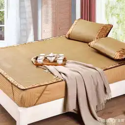 收变冰丝凉席图片