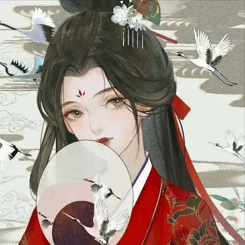 绝美女头像古风系列高中